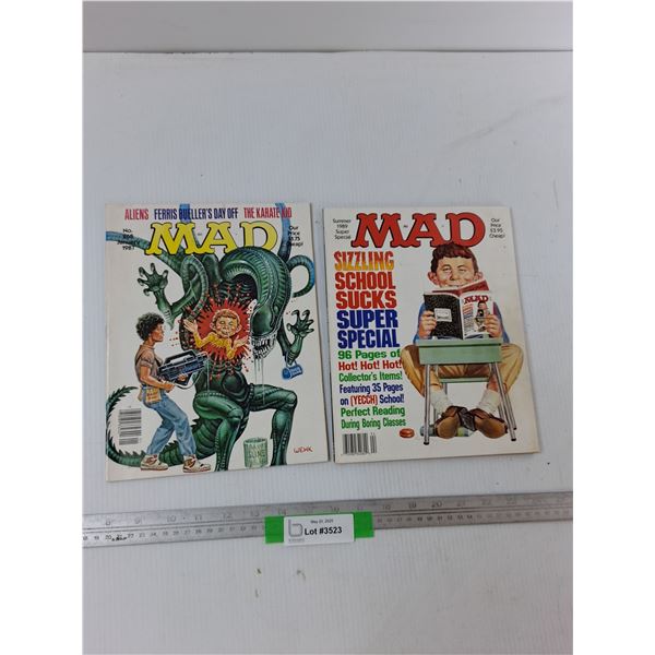 (2) Mad Magazines