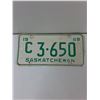 Image 6 : (3) Saskatchewan License Plates