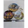 Image 1 : (3) Decorative Collector's Plates (Elephant, Fisherman, New Years 2000)