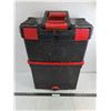 Image 1 : Job Mate Dual-Stack Roller Tool Box with Contents - 24" x 16" x 8"