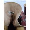 Image 4 : Pair of Moorby Canadian Made Leather Work Boots - Size 8