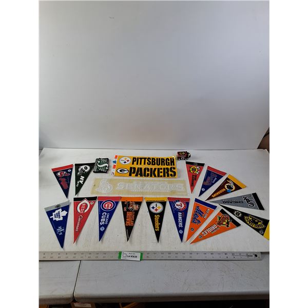 Pennants, Stickers and Small Zamboni