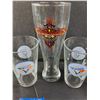 Image 2 : (4) Blue jays Glasses, Harley Davidson Beer Cup, Spoons and a NIB Toothpick Holder