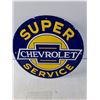 Image 3 : Super Chevrolet Service Modern Tin Sign and Matching Patch
