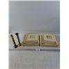 Image 1 : (2) Photo Holders and (2) Candle Holders.