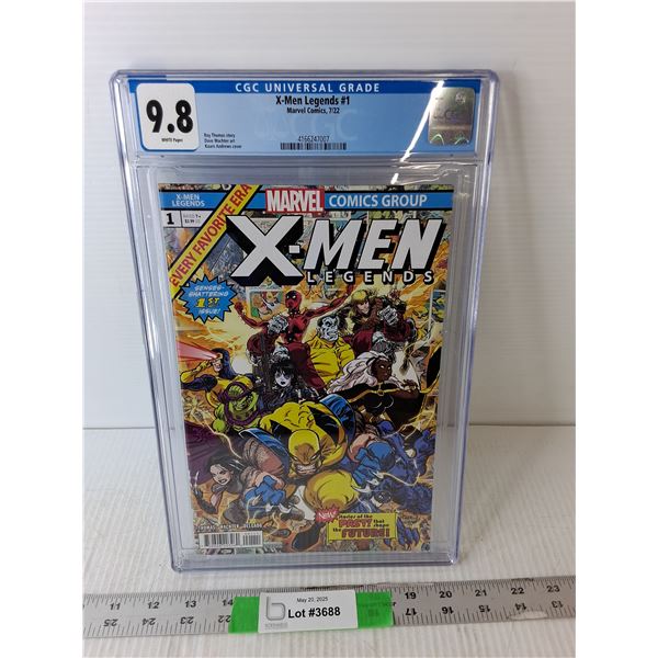CGC Framed X-Men Legends Comic