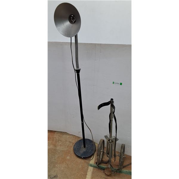 *Metal Floor Lamp- As Is Approx. 5 Ft. Tall - Cannot Ship