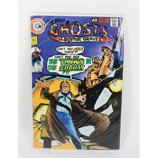 CHARLTON COMICS GROUP MANY GHOSTS OF DOCTOR GRAVES