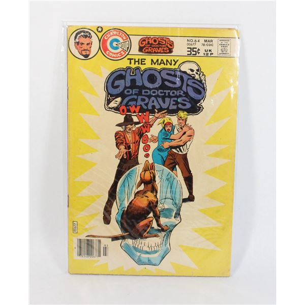CHARLTON COMICS GROUP MANY GHOSTS OF DOCTOR GRAVES