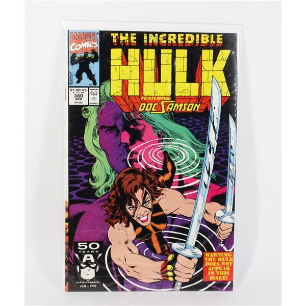 MARVEL INCREDIBLE HULK #380