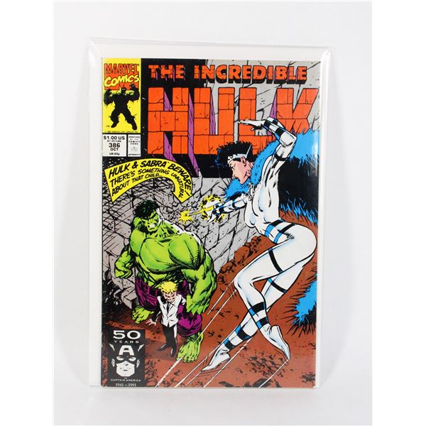 MARVEL INCREDIBLE HULK #386