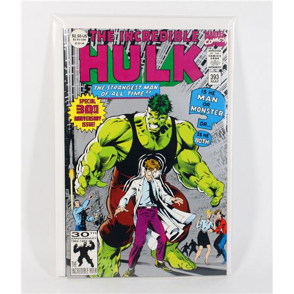 MARVEL INCREDIBLE HULK #393 30TH ANNIVERSARY