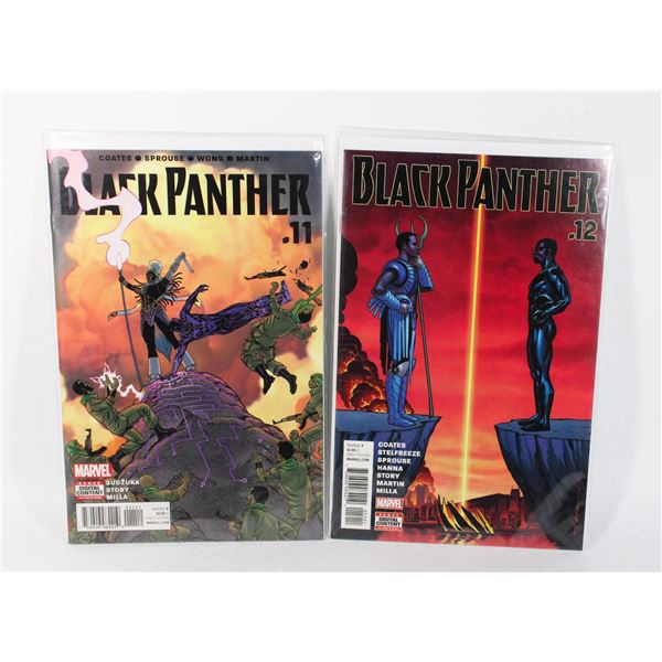 MARVEL BLACK PANTHER #11 &12 FIRST PRINT