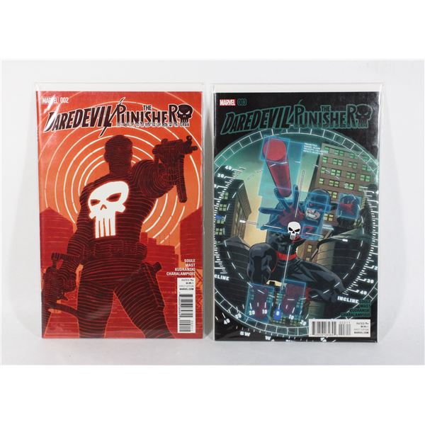 MARVEL DAREDEVIL/THE PUNISHER #2 & 3