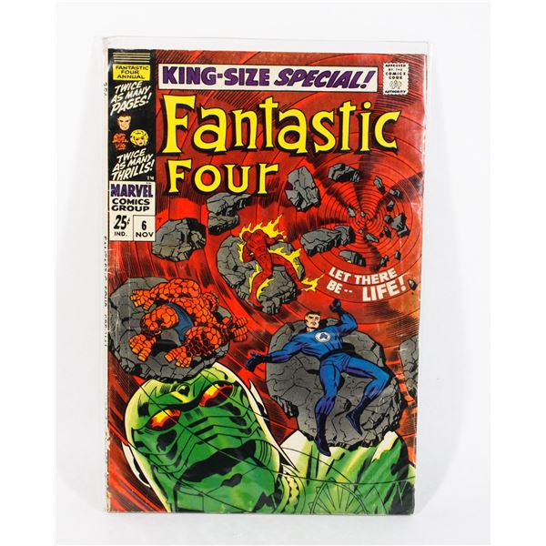 MARVEL FANTASTIC FOUR ANNUAL #6 (1968) (MEGA KEY