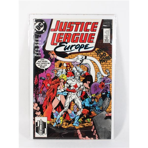 DC JUSTICE LEAGUE EUROPE #3 (1989)