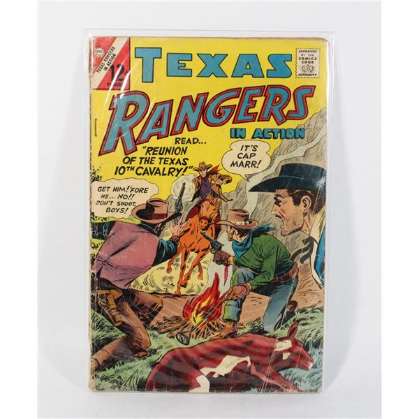 CHARLTON COMICS GROUP TEXAS RANGERS IN ACTION