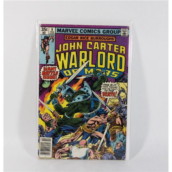 MARVEL JOHN CARTER, WARLORD OF MARS #9 (1977)
