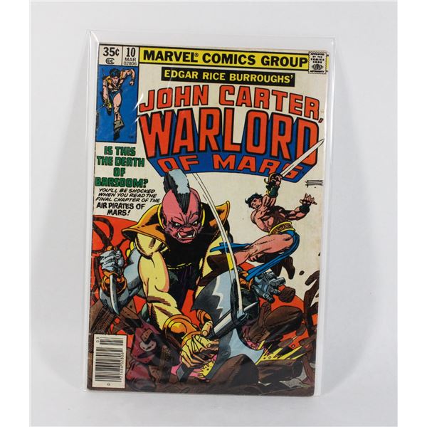 MARVEL JOHN CARTER, WARLORD OF MARS #10 (1977)