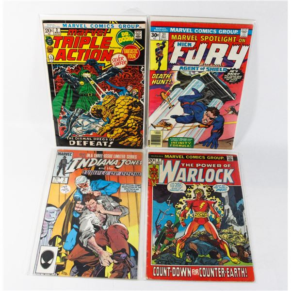 FOUR MARVEL COMICS INCLUDING THE POWER OF