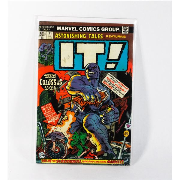 MARVEL ASTONISHING TALES FEATURING IT!