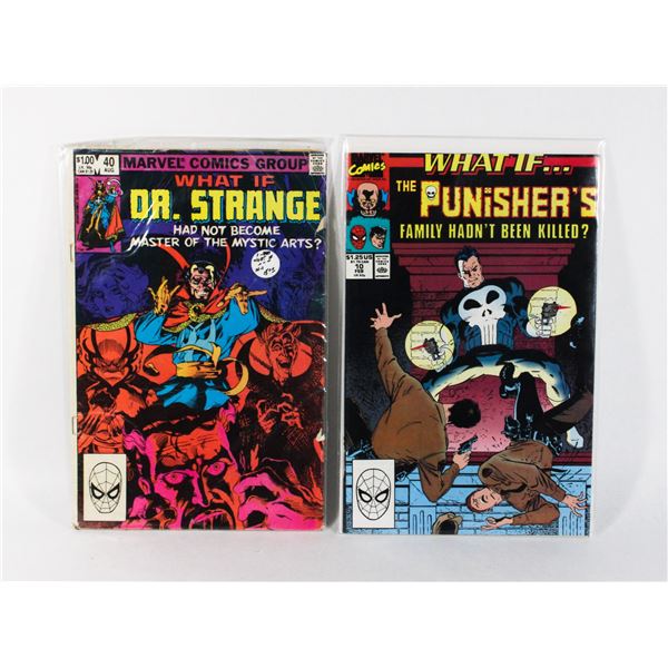 TWO MARVEL WHAT IF COMICS INCLUDING WHAT IF THE