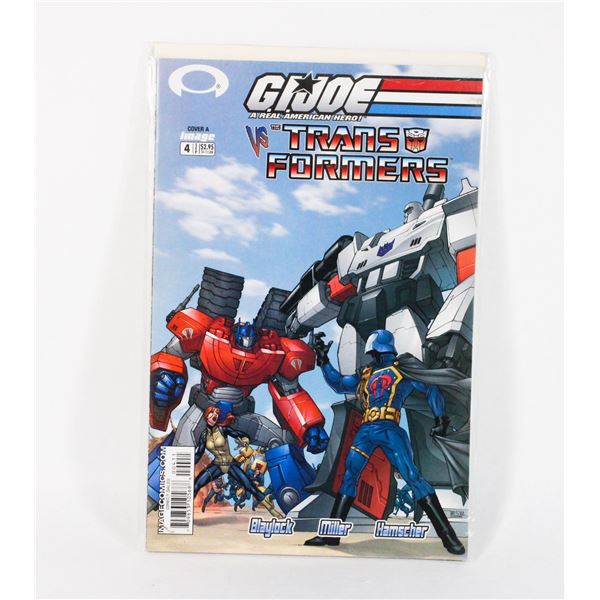 IMAGE COMICS G.I.JOE VS THE TRANSFORMERS #4