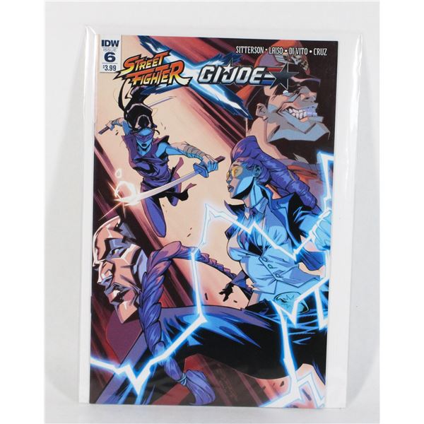 IDW COMICS STREET FIGHTER X G.I.JOE #6