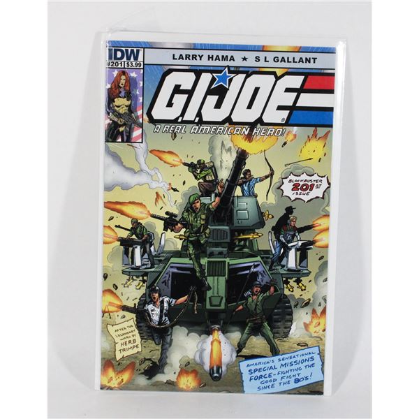IDW COMICS G.I.JOE A REAL AMERICAN HERO #201