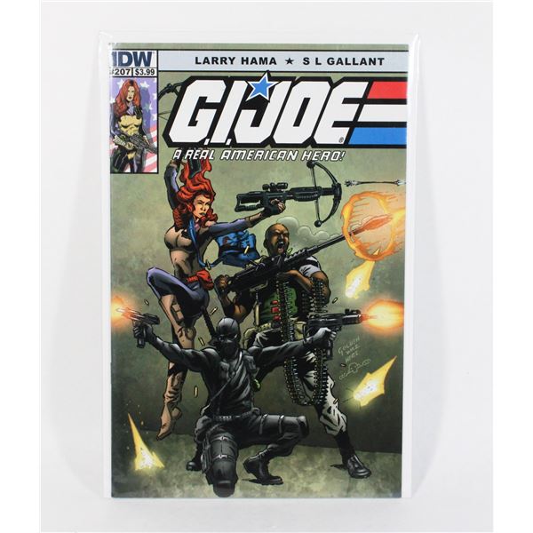 IDW COMICS G.I.JOE A REAL AMERICAN HERO #207