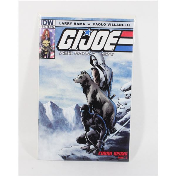 IDW COMICS G.I.JOE A REAL AMERICAN HERO #217
