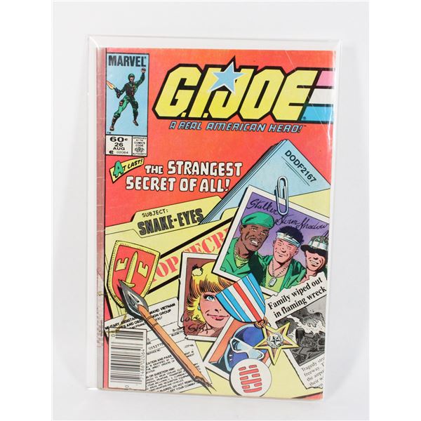 MARVEL COMICS G.I.JOE A REAL AMERICAN HERO #26