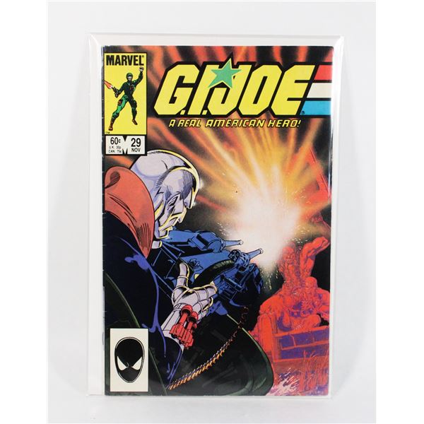 MARVEL COMICS G.I.JOE A REAL AMERICAN HERO #29