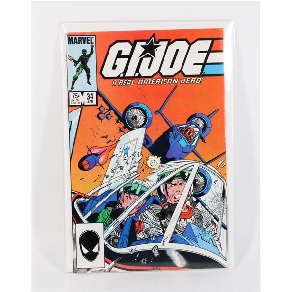 MARVEL COMICS G.I.JOE A REAL AMERICAN HERO #34