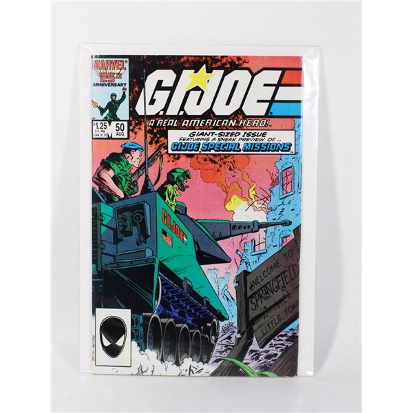 MARVEL COMICS G.I.JOE A REAL AMERICAN HERO #50