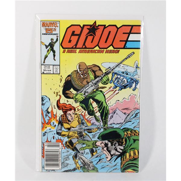 MARVEL COMICS G.I.JOE A REAL AMERICAN HERO #56