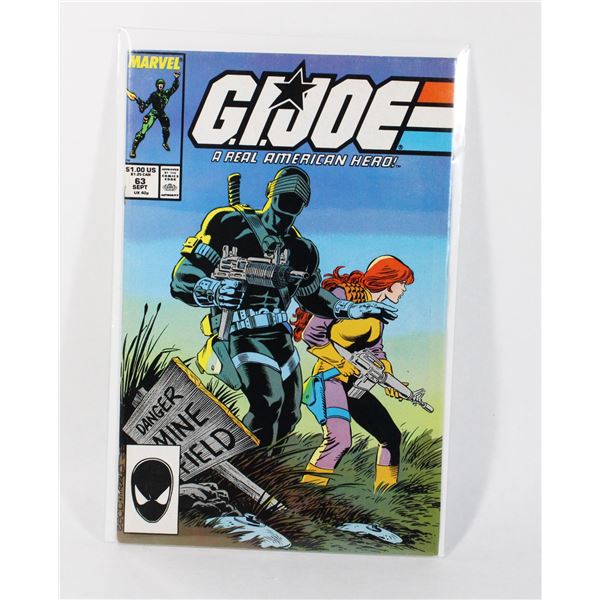 MARVEL COMICS G.I.JOE A REAL AMERICAN HERO #63