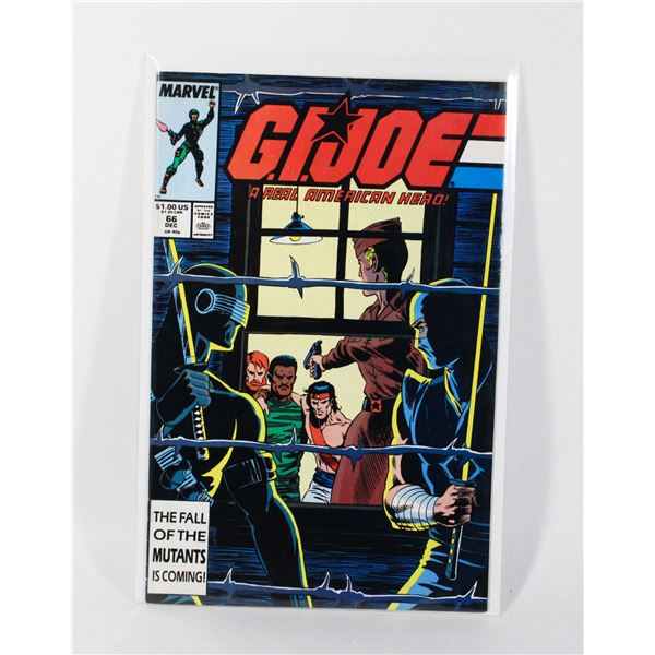 MARVEL COMICS G.I.JOE A REAL AMERICAN HERO #66
