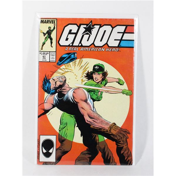 MARVEL COMICS G.I.JOE A REAL AMERICAN HERO #67