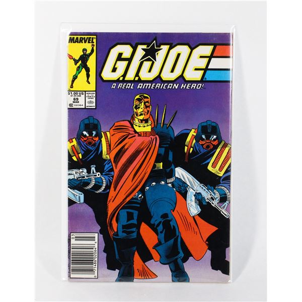 MARVEL COMICS G.I.JOE A REAL AMERICAN HERO #69
