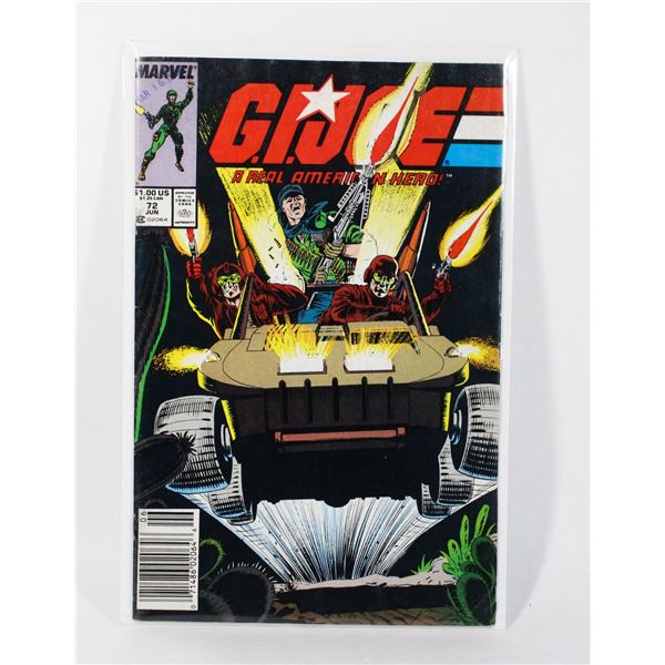 MARVEL COMICS G.I.JOE A REAL AMERICAN HERO #72