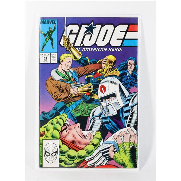 MARVEL COMICS G.I.JOE A REAL AMERICAN HERO #74