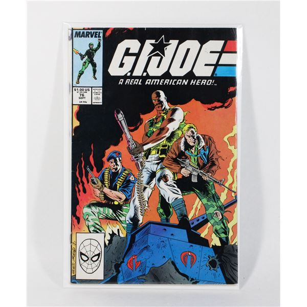 MARVEL COMICS G.I.JOE A REAL AMERICAN HERO #76