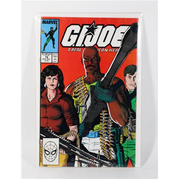 MARVEL COMICS G.I.JOE A REAL AMERICAN HERO #78