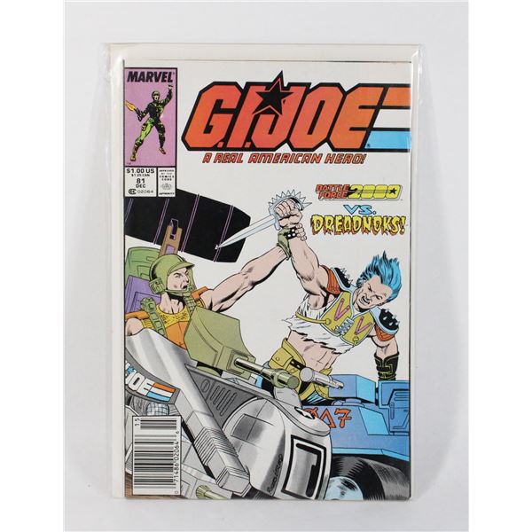 MARVEL COMICS G.I.JOE A REAL AMERICAN HERO #81