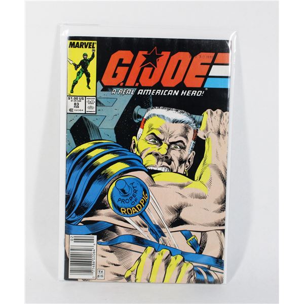 MARVEL COMICS G.I.JOE A REAL AMERICAN HERO #83