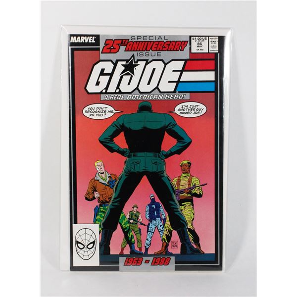 MARVEL COMICS G.I.JOE A REAL AMERICAN HERO #86