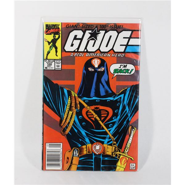 MARVEL COMICS G.I.JOE A REAL AMERICAN HERO #100