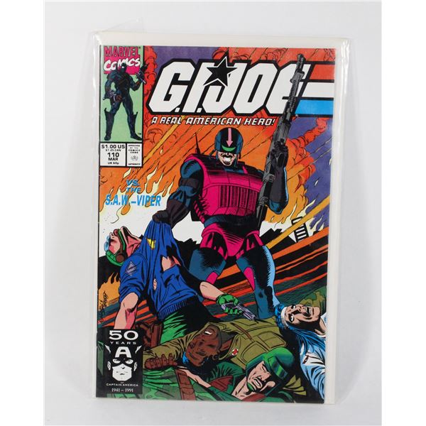 MARVEL COMICS G.I.JOE A REAL AMERICAN HERO #110