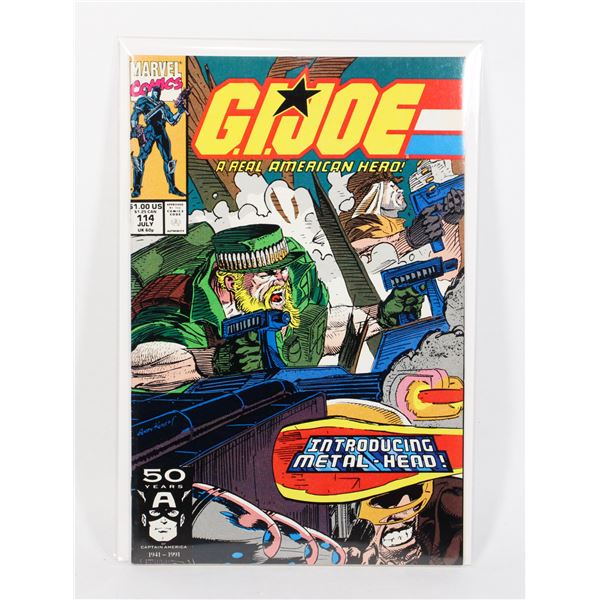 MARVEL COMICS G.I.JOE A REAL AMERICAN HERO #114